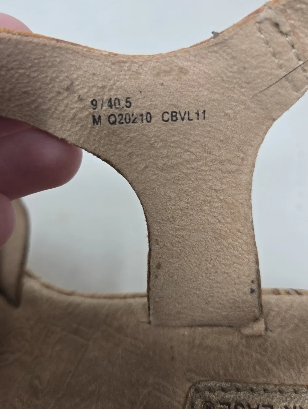 KORKS Cork Slip on Open Toe Platform Wedge Heel Sandals Women's Size 9M